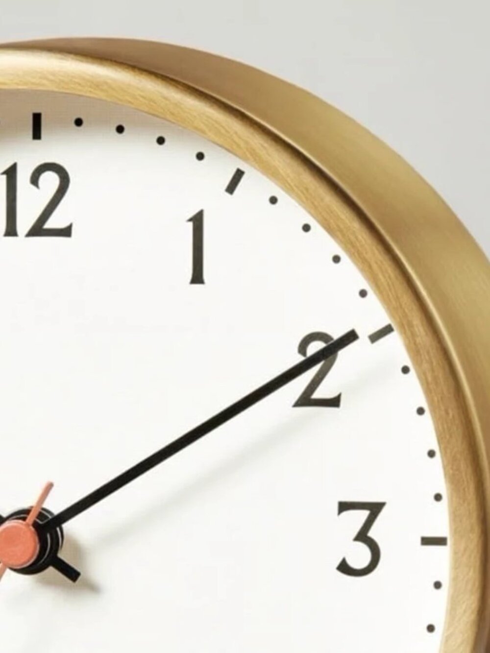 Hearth & Hand™ with Magnolia Brass Pedestal Table Clock Antique Finish - Picture 2 of 3